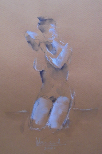 Apunte de desnudo 9 (naked body) | Guillermo Coll